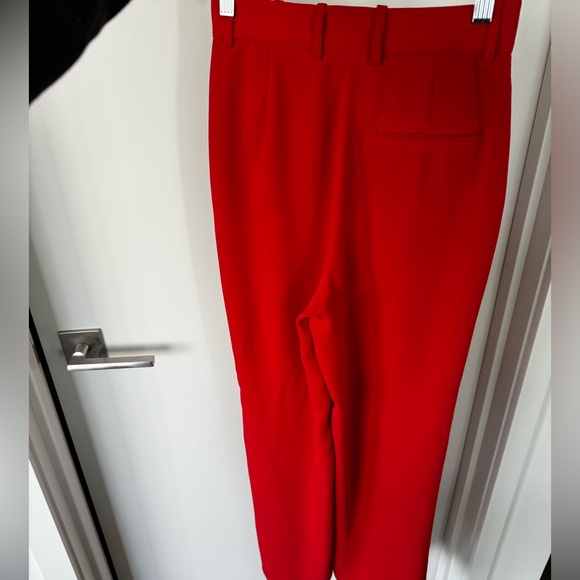 Aritzia Wide Leg Red Pants 00 - Picture 3 of 3